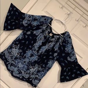 Blueflower blouse